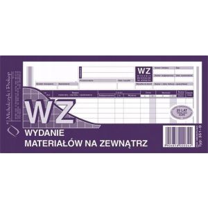 Druk MiP Wydanie Materiałów na Zewnątrz WZ 1/3 A4/80